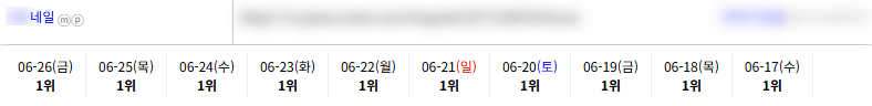 일반/기타 키워드 순위 상승 레퍼런스