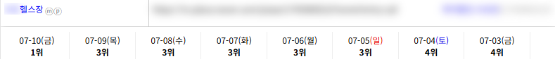 일반/기타 키워드 순위 상승 레퍼런스